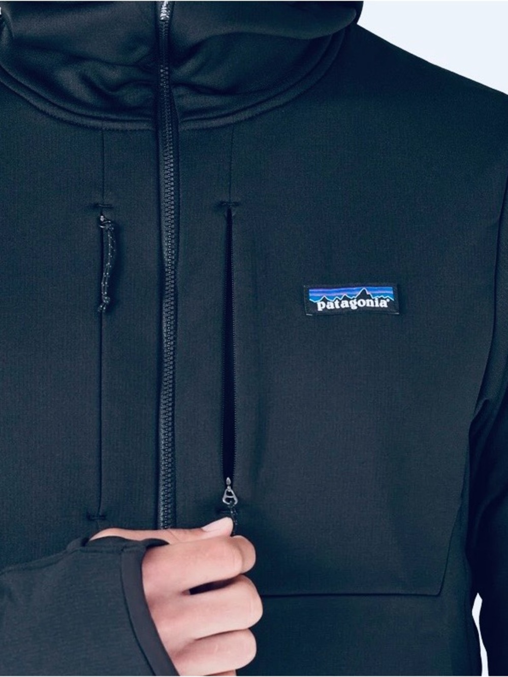 Patagonia Men's R1 Thermal Fleece Full-Zip Hoody Hooded Jacket Black XL
EUC - Picture 11 of 16